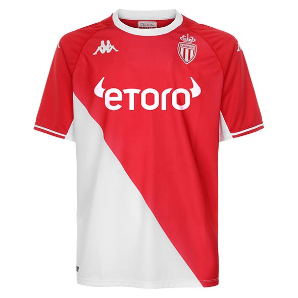 Trikot AS Monaco Heim 2021-22 Rote Weiß